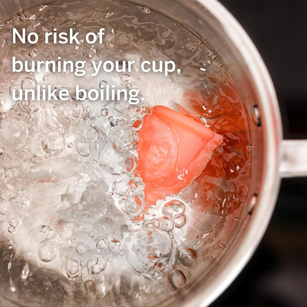 Pixie Cup discreet design blends with any countertop aesthetic.