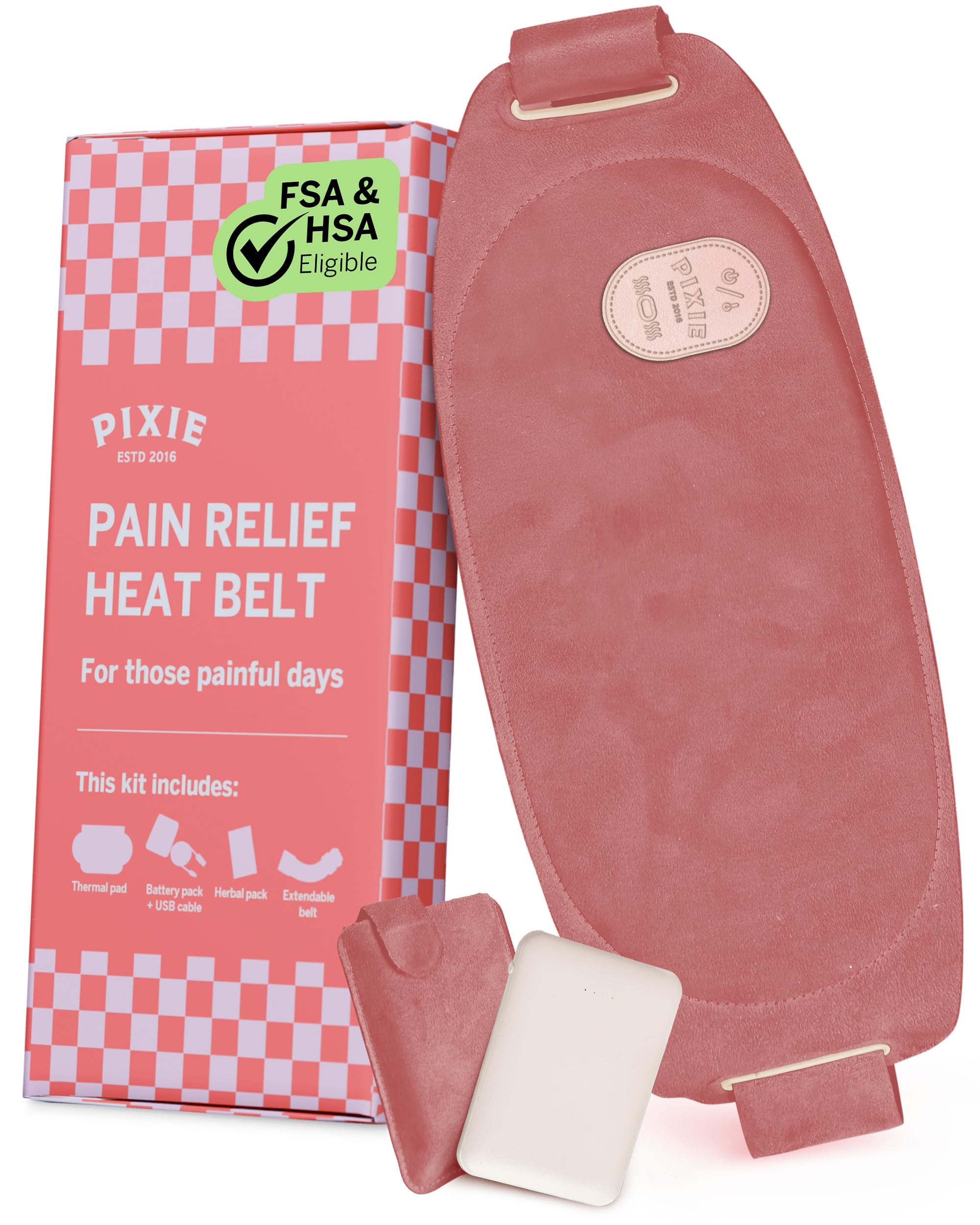 Pixie Cup Eva Thermal wearable heat pad for discreet warmth under clothing.