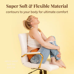 Pixie Cup abdomen wrap providing discreet warmth under clothing.