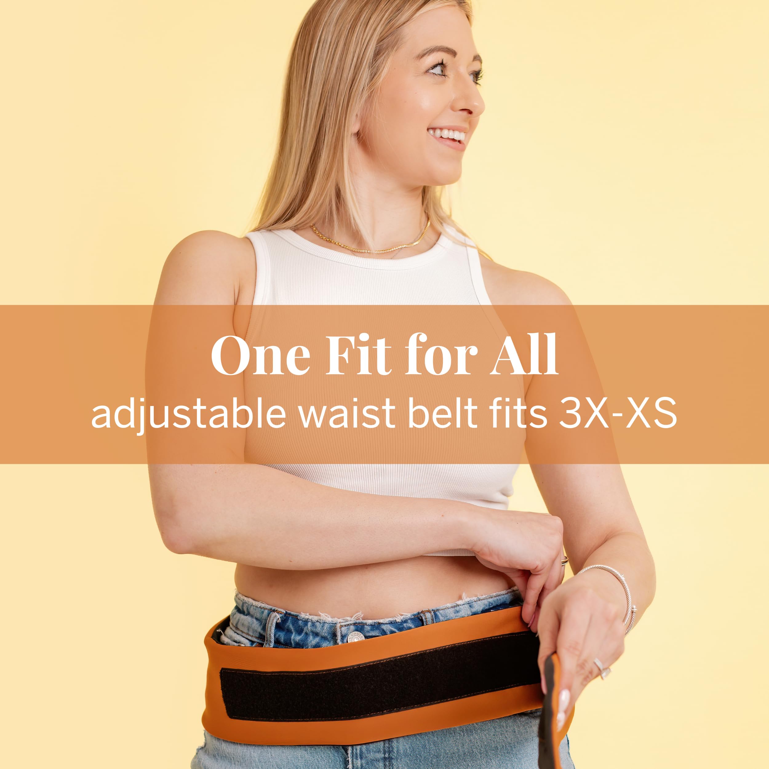 Pixie Cup discreet under-clothes wear for on-the-go comfort.