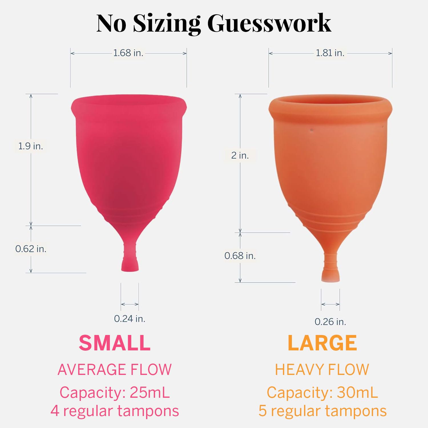Lifestyle image of Pixie Cup used during daily activities.