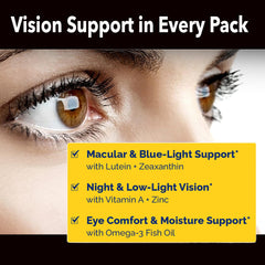 Planet 3 lutein and zeaxanthin support eye health during screen time.