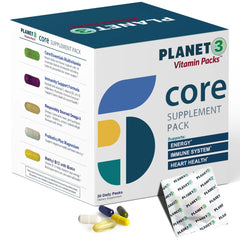 Planet 3 packs designed for both men and women for shared daily use.