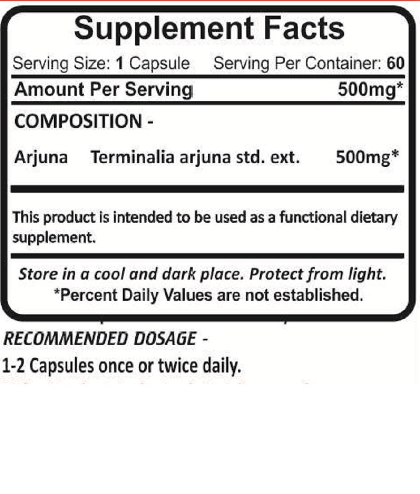Planet Ayurveda Arjuna ingredients reveal traditional herbal blends.