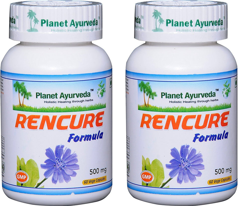 Planet Ayurveda Rencure Formula bottle supports daily general well-being.