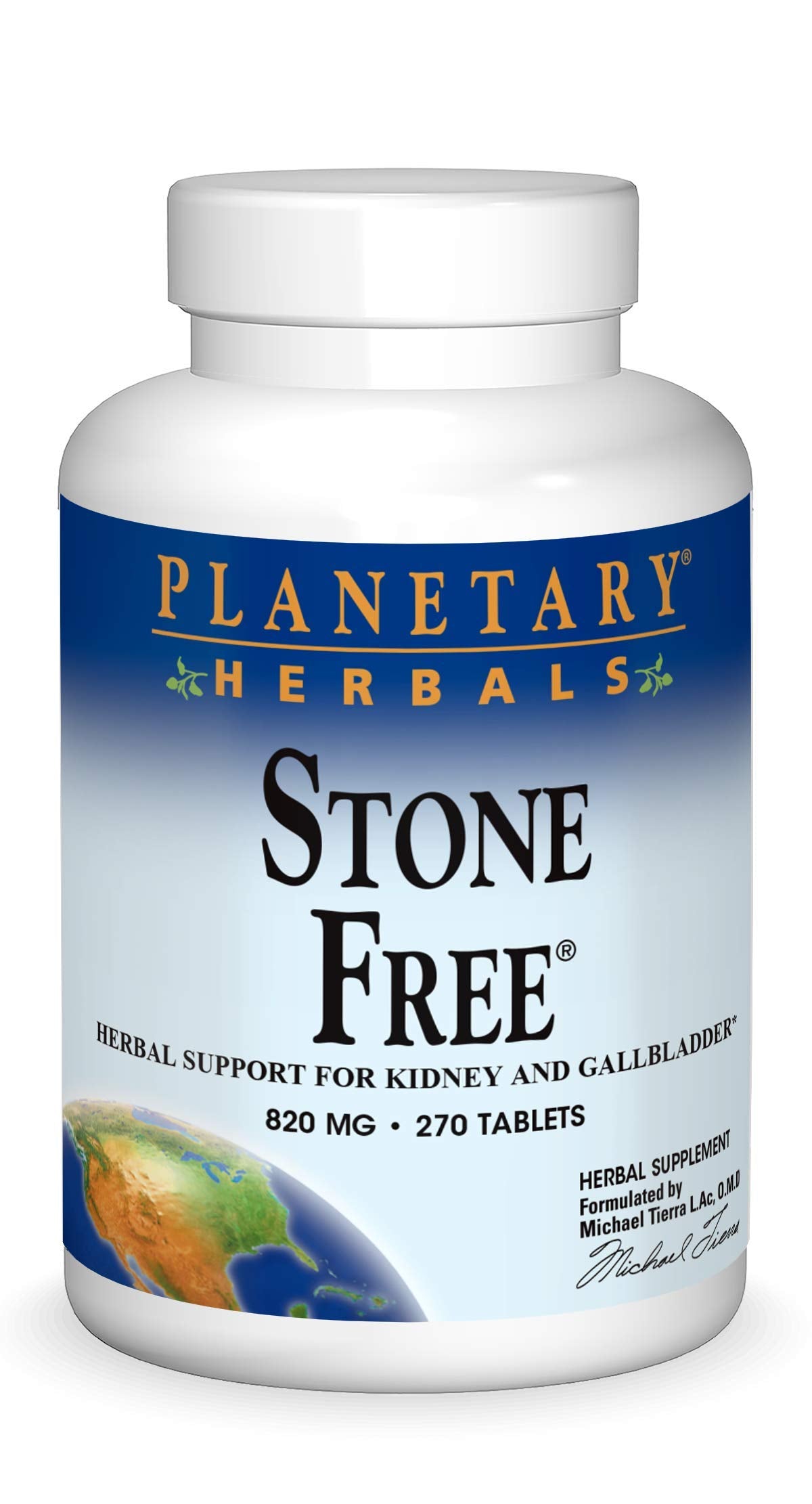 Planetary Herbals Stone Free bottle and capsules for urinary balance support