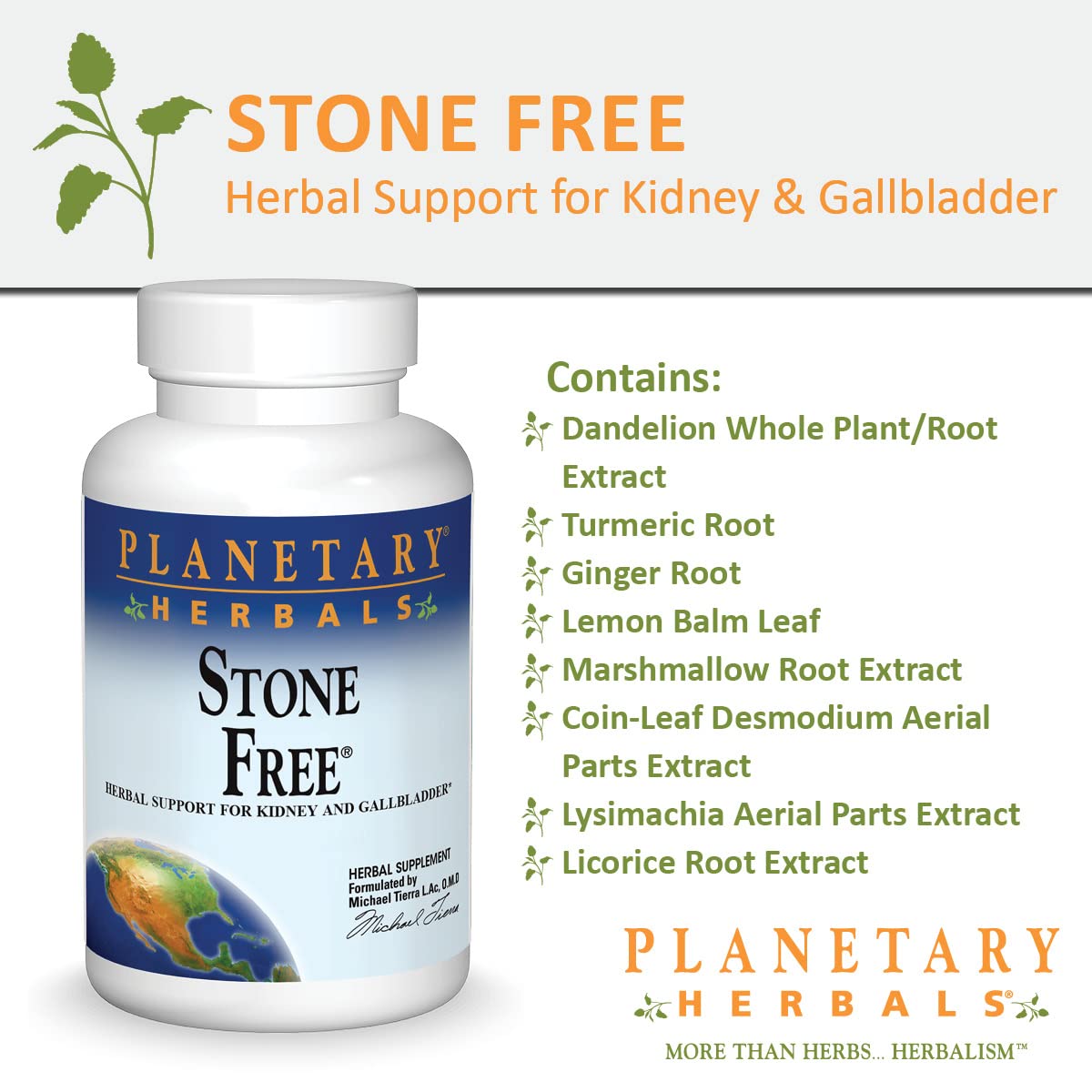 Stone Free packaging box showing brand name and product purpose