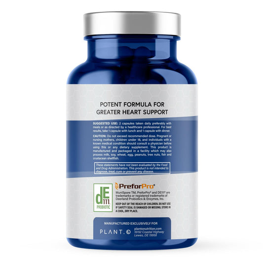 Plant.O Nutrition Gut Complex capsules ready‑to‑swallow for a convenient daily regimen.