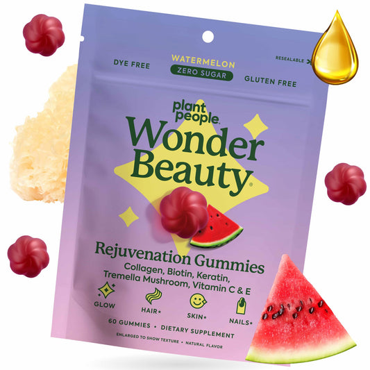 WonderBeauty bottle front by Plant People for daily beauty support.