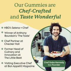 Chicory root fiber in Plant People WonderBiome gummies as a prebiotic for balance