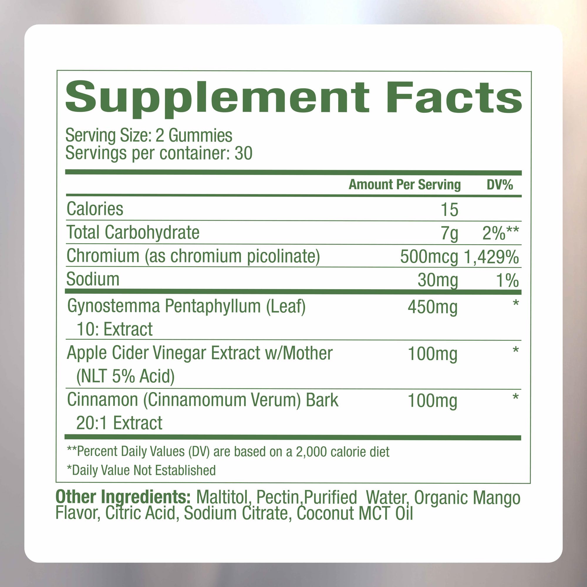 Plant People WonderBurn packaging back shows nutrition details