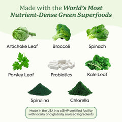 WonderGreens veggie gummies green apple serving for on-the-go nourishment.