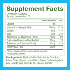 Gummies shown with towel after workout for hydration support.