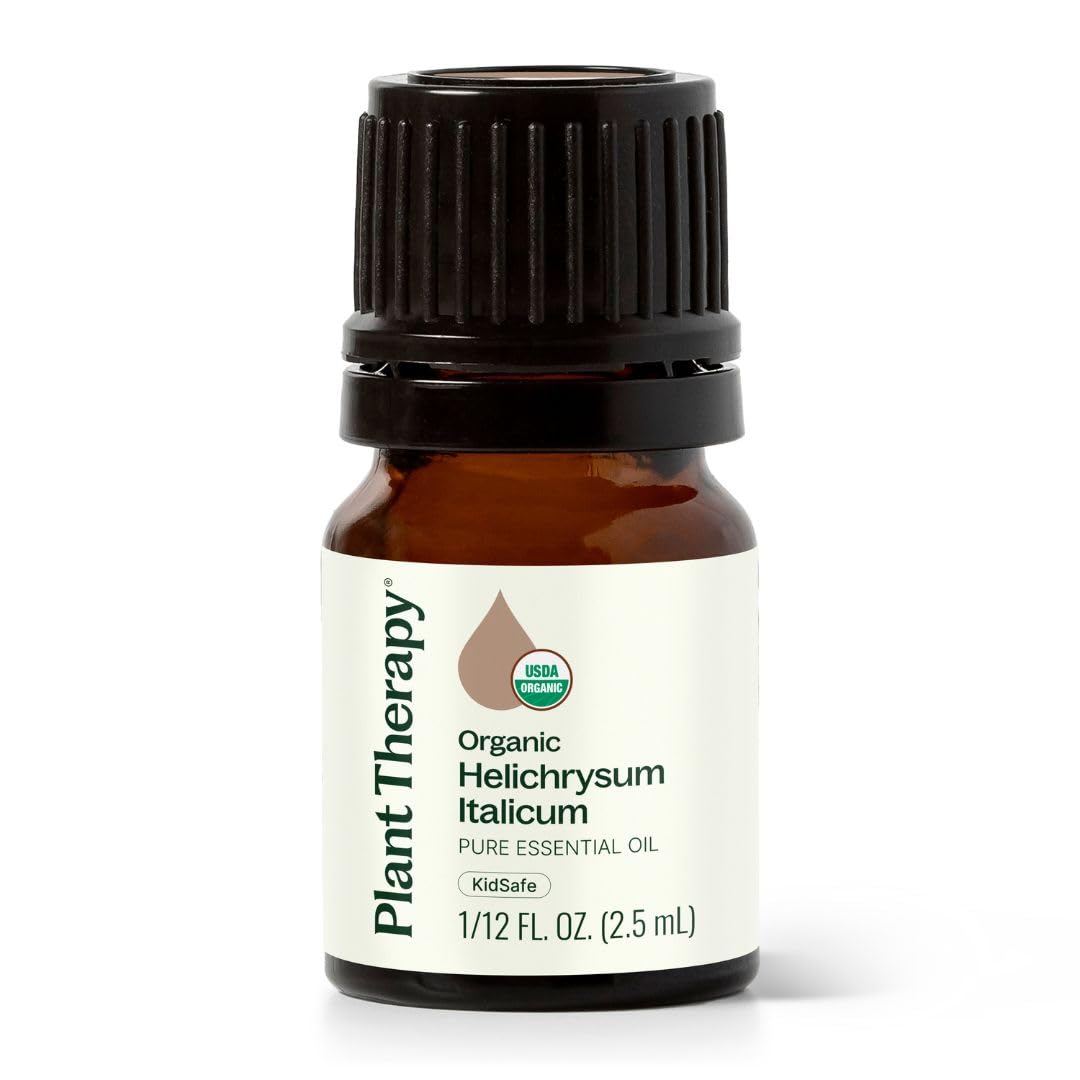 Plant Therapy Helichrysum Italicum applied with carrier oil on skin