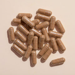 Label packaging of Plant Therapy maca root capsules ready for sale.