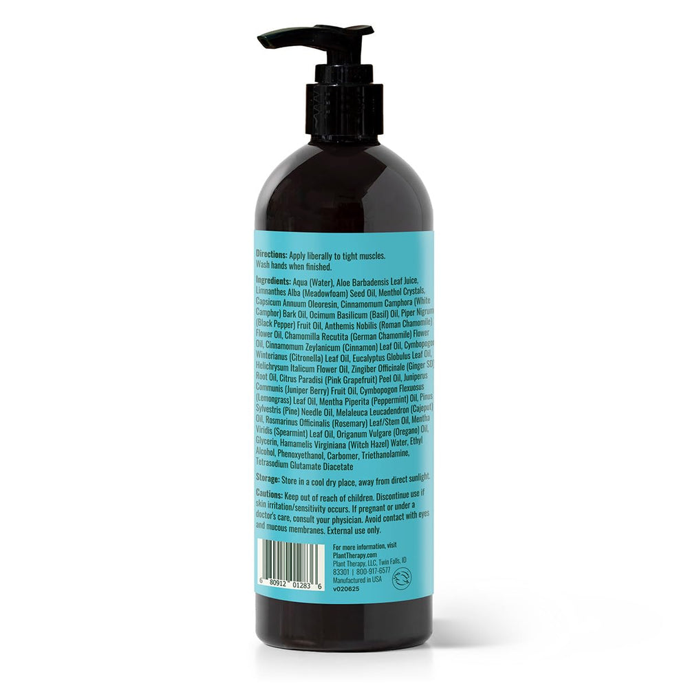 Aromatherapy setup featuring Plant Therapy Muscle Aloe Jelly