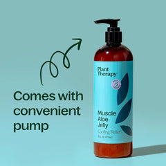 Packaging of Plant Therapy Muscle Aloe Jelly 16 oz