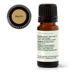 Plant Therapy Myrrh oil in routine aromatherapy setup for daily calm