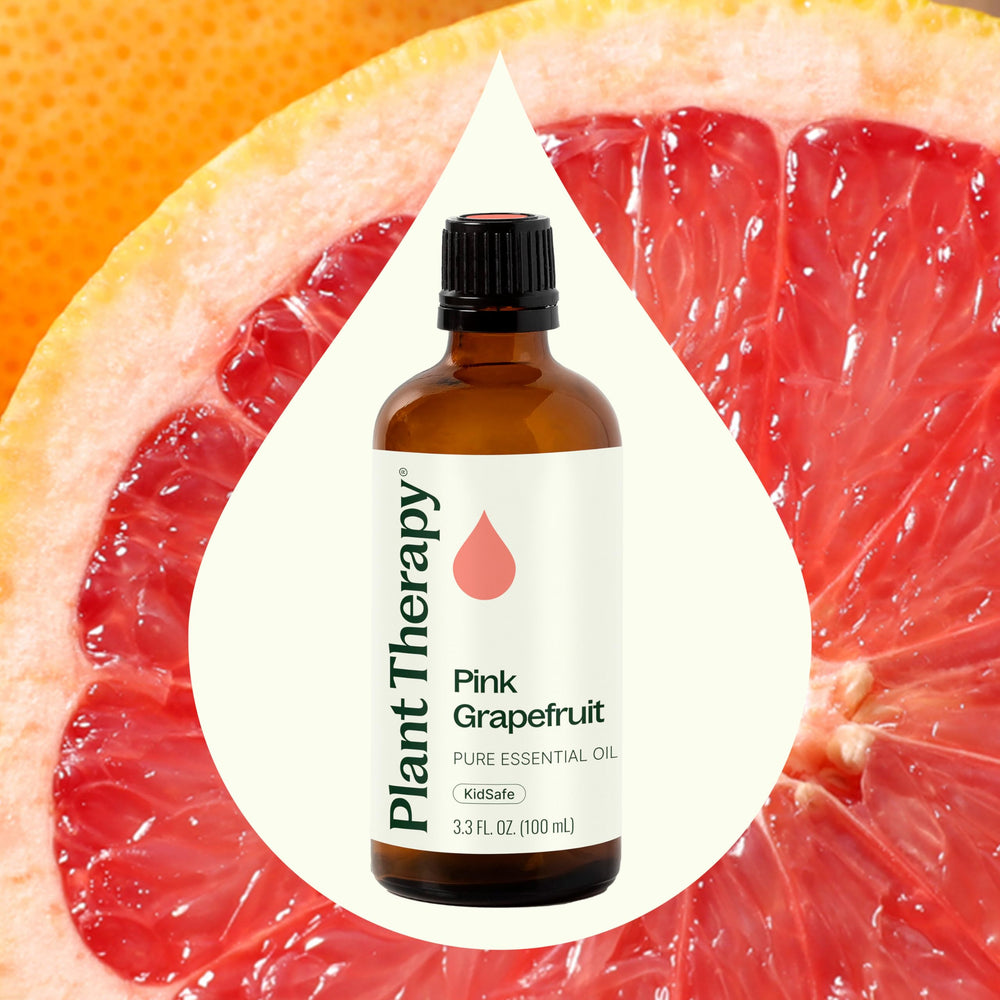 Plant Therapy Pink Grapefruit EO added to hair care for a fresh scent.