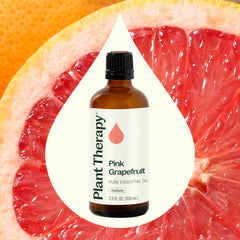 Plant Therapy Pink Grapefruit EO added to hair care for a fresh scent.