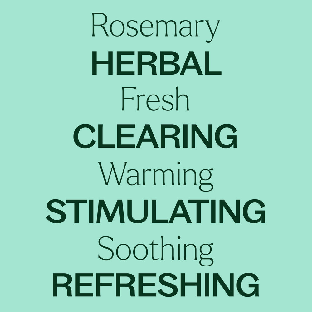 Plant Therapy rosemary oil hair care blend — add to shampoo for scalp care.