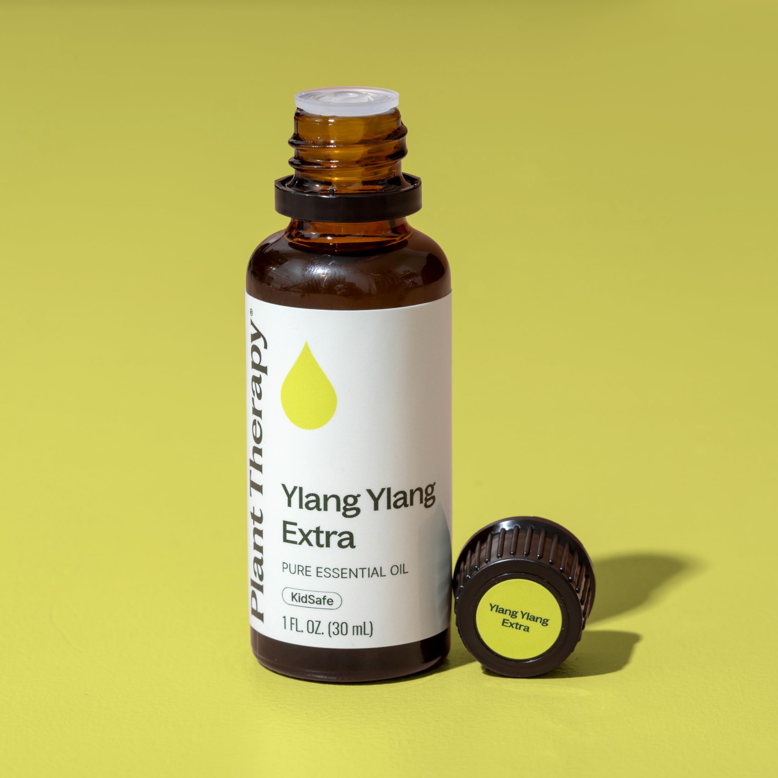 Plant Therapy Ylang Ylang Extra skincare blend—balance oily skin.
