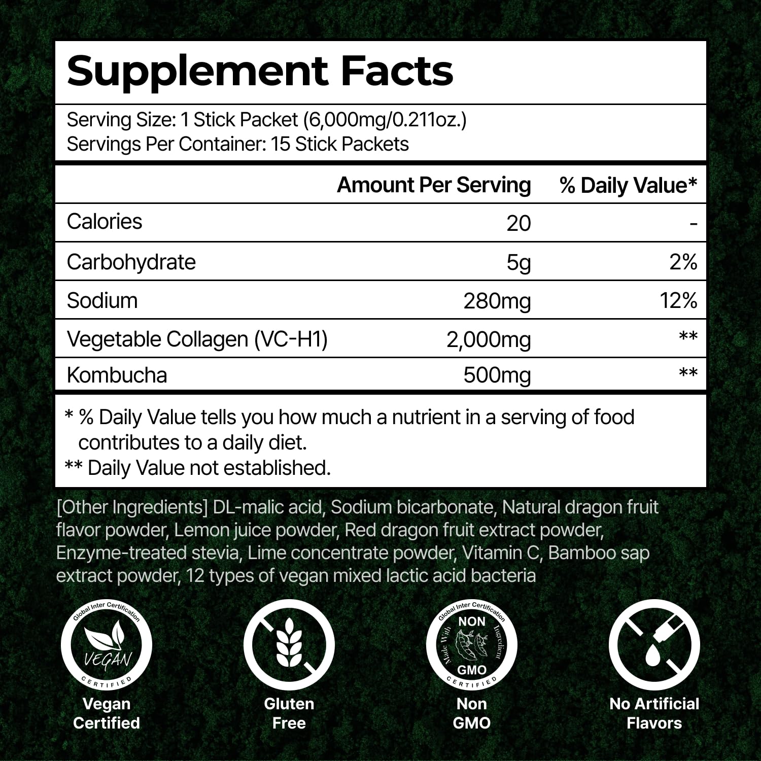 PLANT vitamin C rich immune-support formula with 100mg vitamin C.