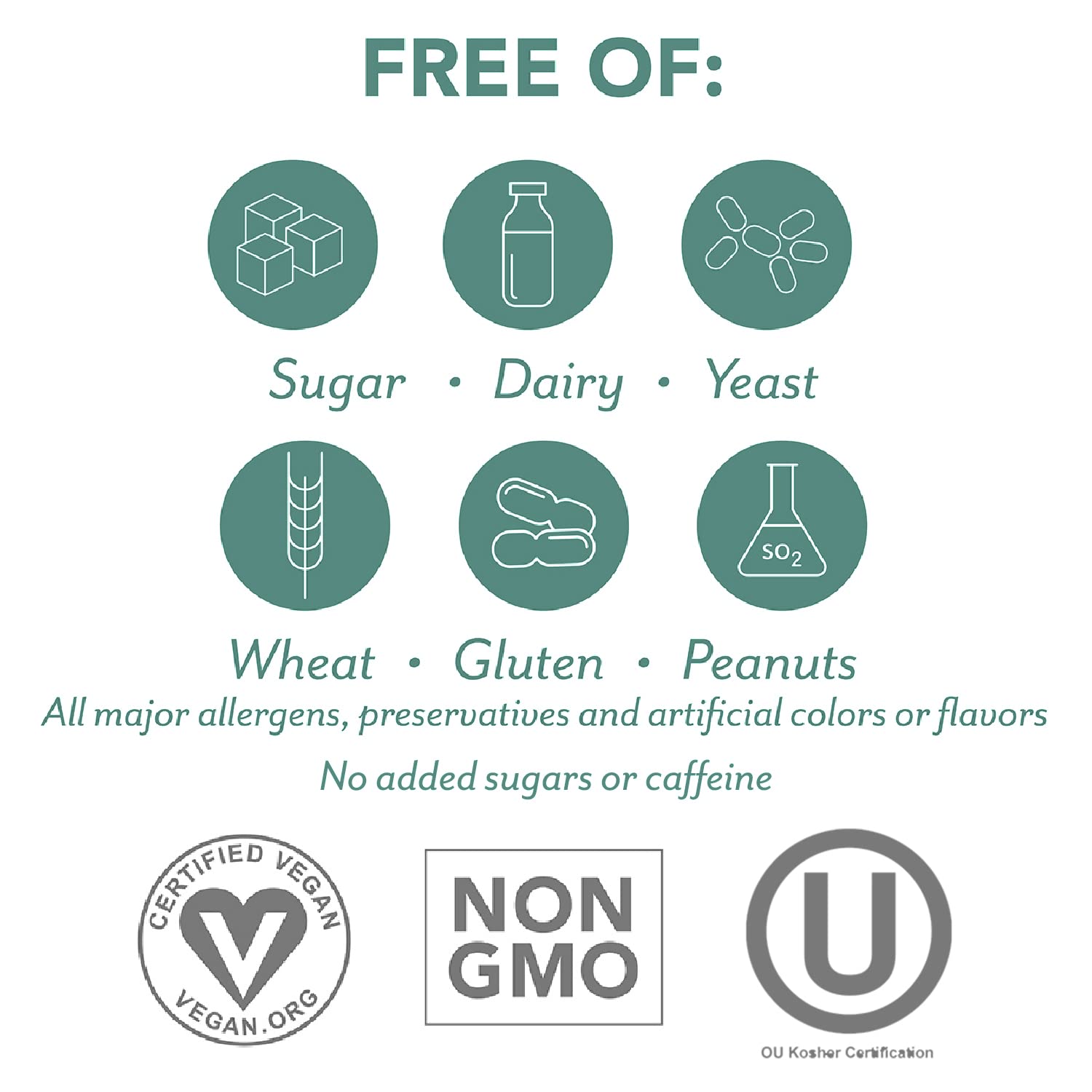 Product packaging and branding emphasizing clean vegan formula.