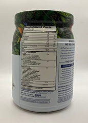 PlantFusion chocolate brownie shake in a glass ready to enjoy