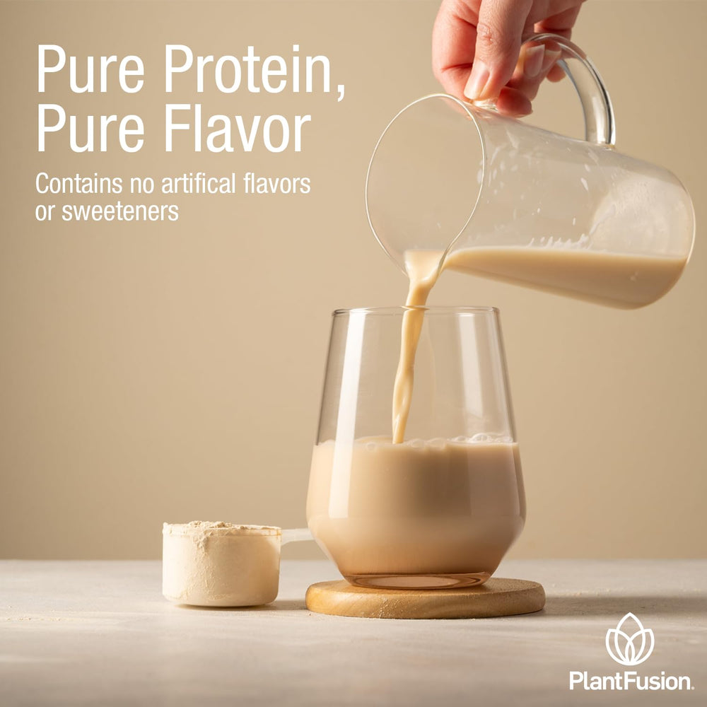 Digestive enzymes panel on PlantFusion protein for easier digestion