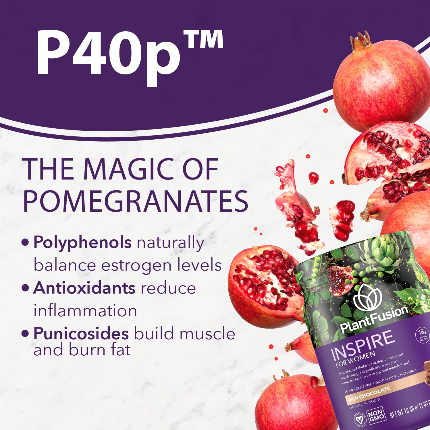 PlantFusion Inspire Women measuring cup ready for your protein routine.