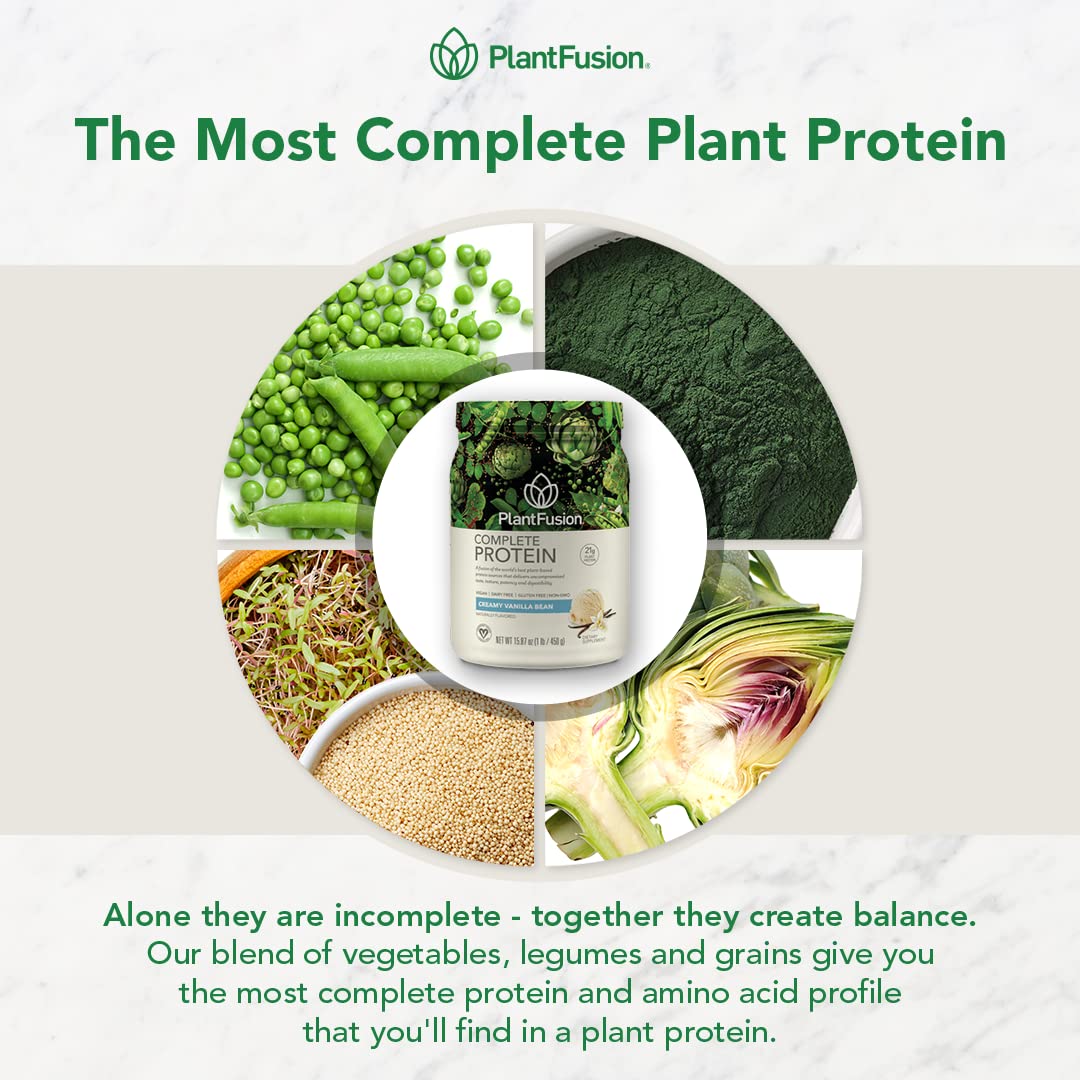 PlantFusion dairy-free gluten-free protein powder ideal for smoothies and baking