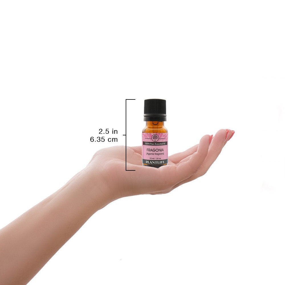 Plantlife Fragonia label on packaging emphasizing purity and additive-free aromatherapy.