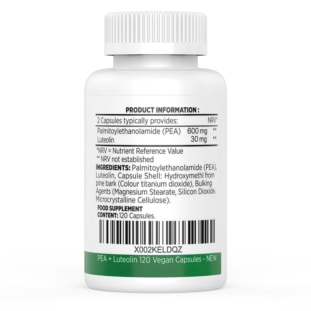 Plantonin palmitoylethanolamide 600mg luteolin new zealand facility.