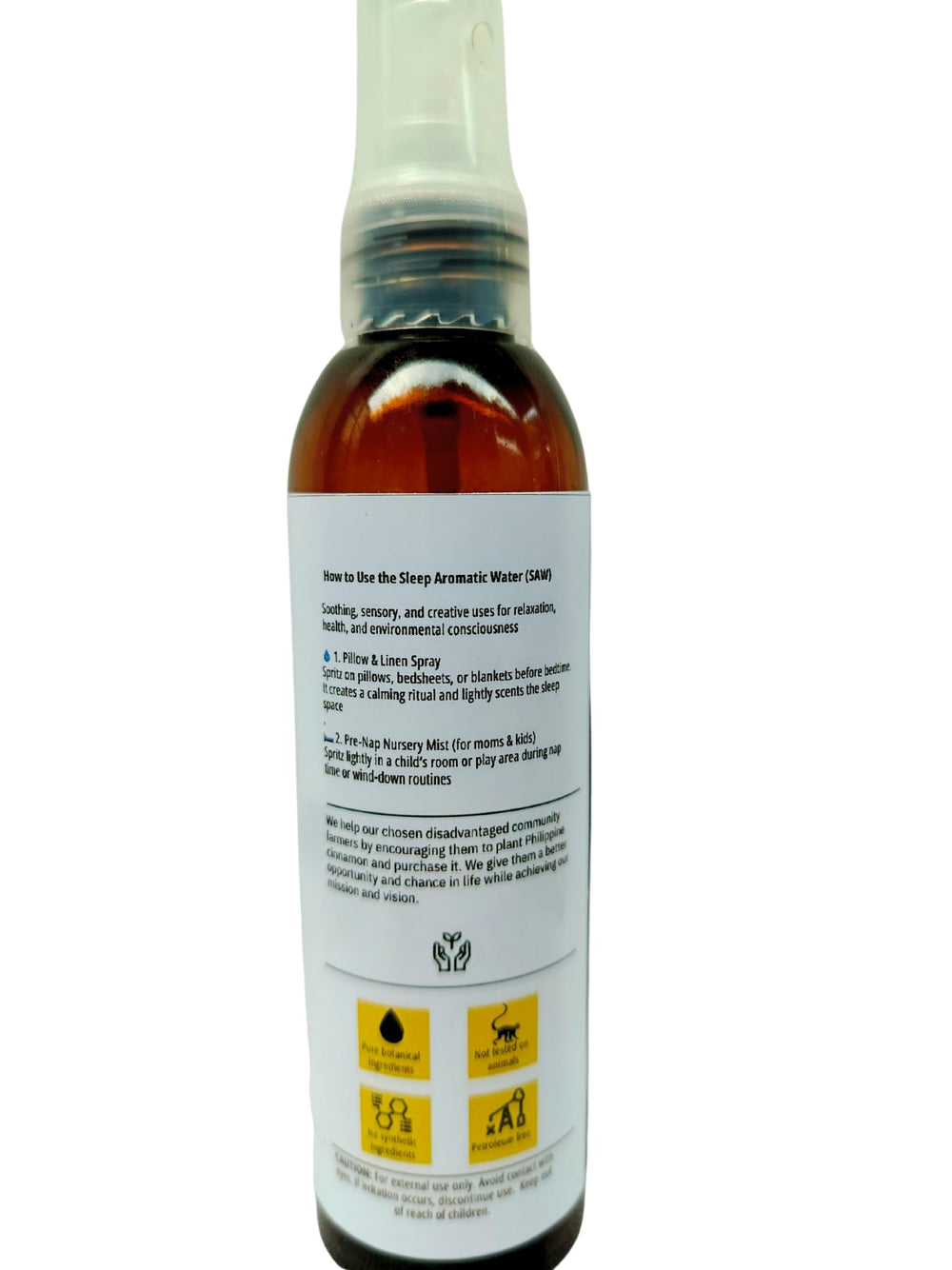 Plantsville HEALTH pillow and linen spray for subtle fragrance.