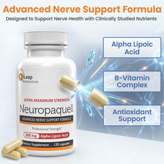 Platinum Health packaging shown for nerve support formula.