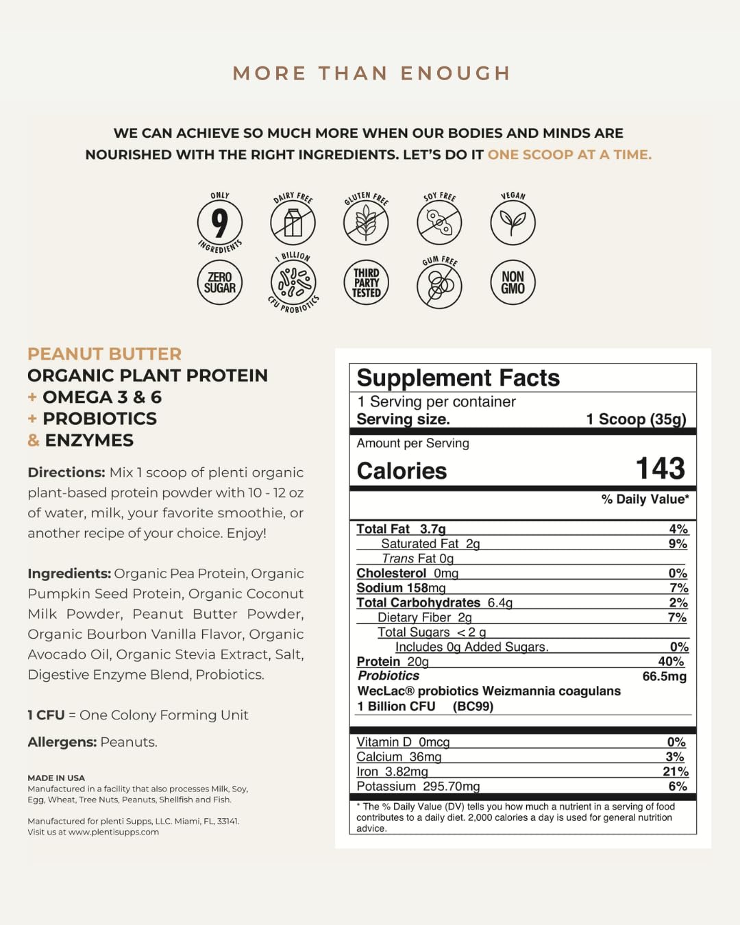 Plenti digestive enzymes probiotics bottle emphasizes gut-friendly support.