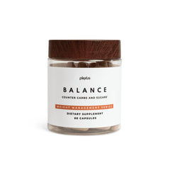 Plexus Balance bottle on a counter suggesting a simple daily routine for steady energy