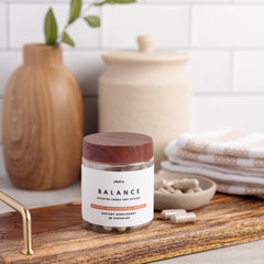 Plexus Balance packaging shown as gluten-free and vegetarian-friendly