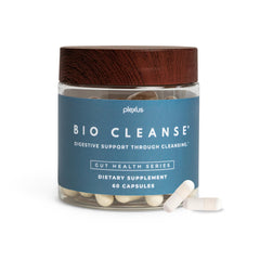 Plexus Bio Cleanse bottle front for daily gut health support.