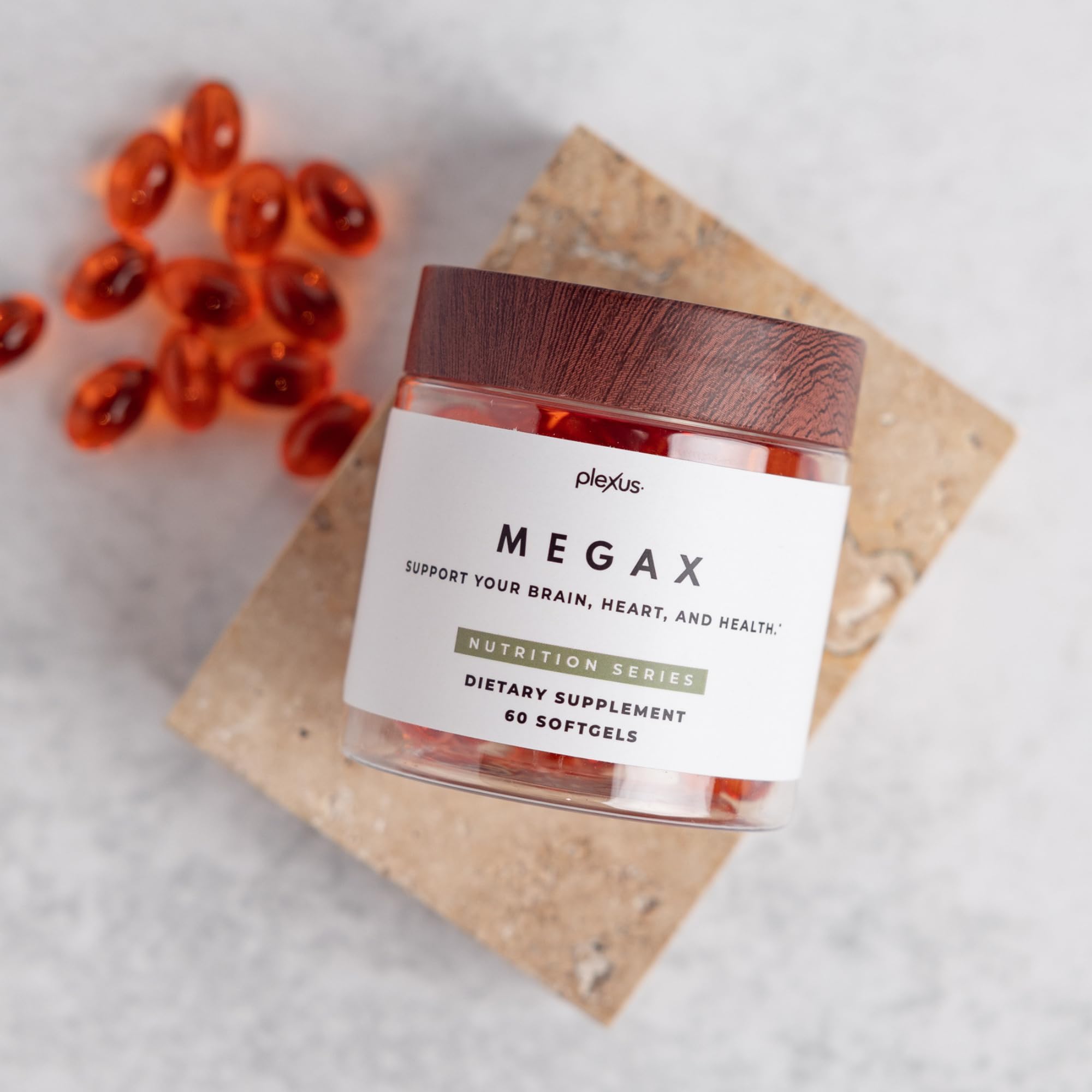 Plexus MegaX with pomegranate seed oil rich in punicic acid.