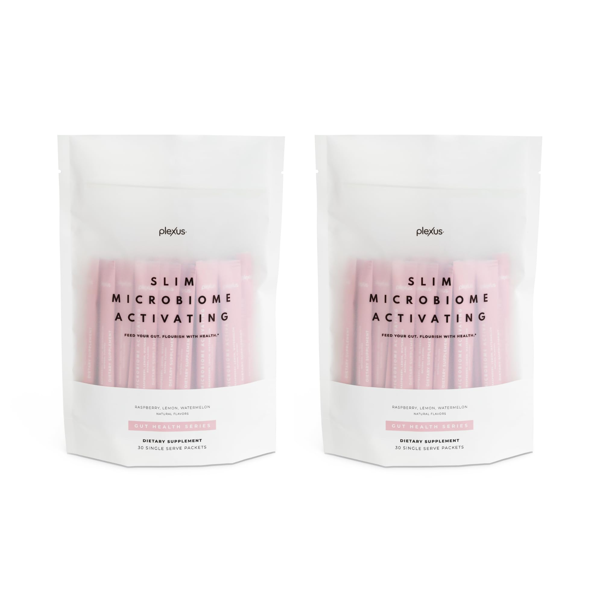 Plexus Slim Microbiome Activating two-pack box with convenient sachets for daily use.
