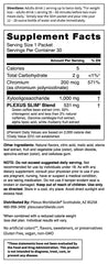 Plexus Slim MicroBiome glass highlighting hydration with Black Cherry Lime Blossom flavor