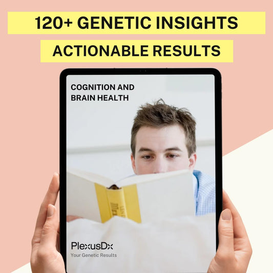 PlexusDX brain health test kit shows journey from sample to insights.
