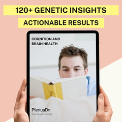 PlexusDX brain health test kit shows journey from sample to insights.