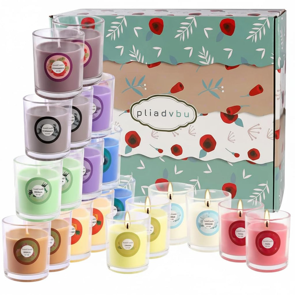 Pliadvbu gift-ready candle set makes a thoughtful present