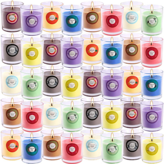 Pliadvbu soy wax candle with strong scent for a clean burn in living spaces