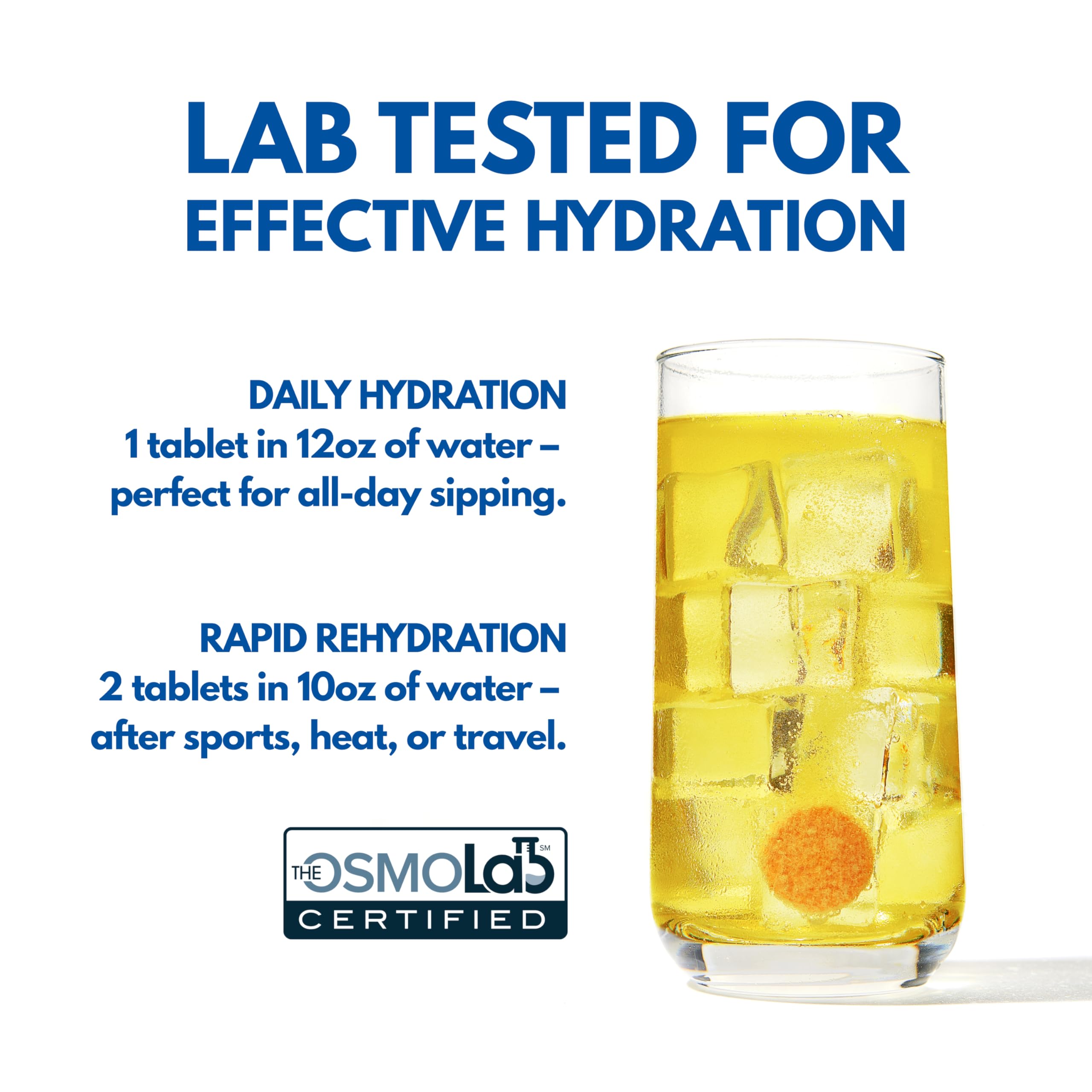 Plink Fizzy Electrolyte Tablets kid-friendly serving to encourage hydration on the go.