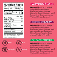 Plink Pomegranate Berry flavor tablets provide a flavorful hydration boost