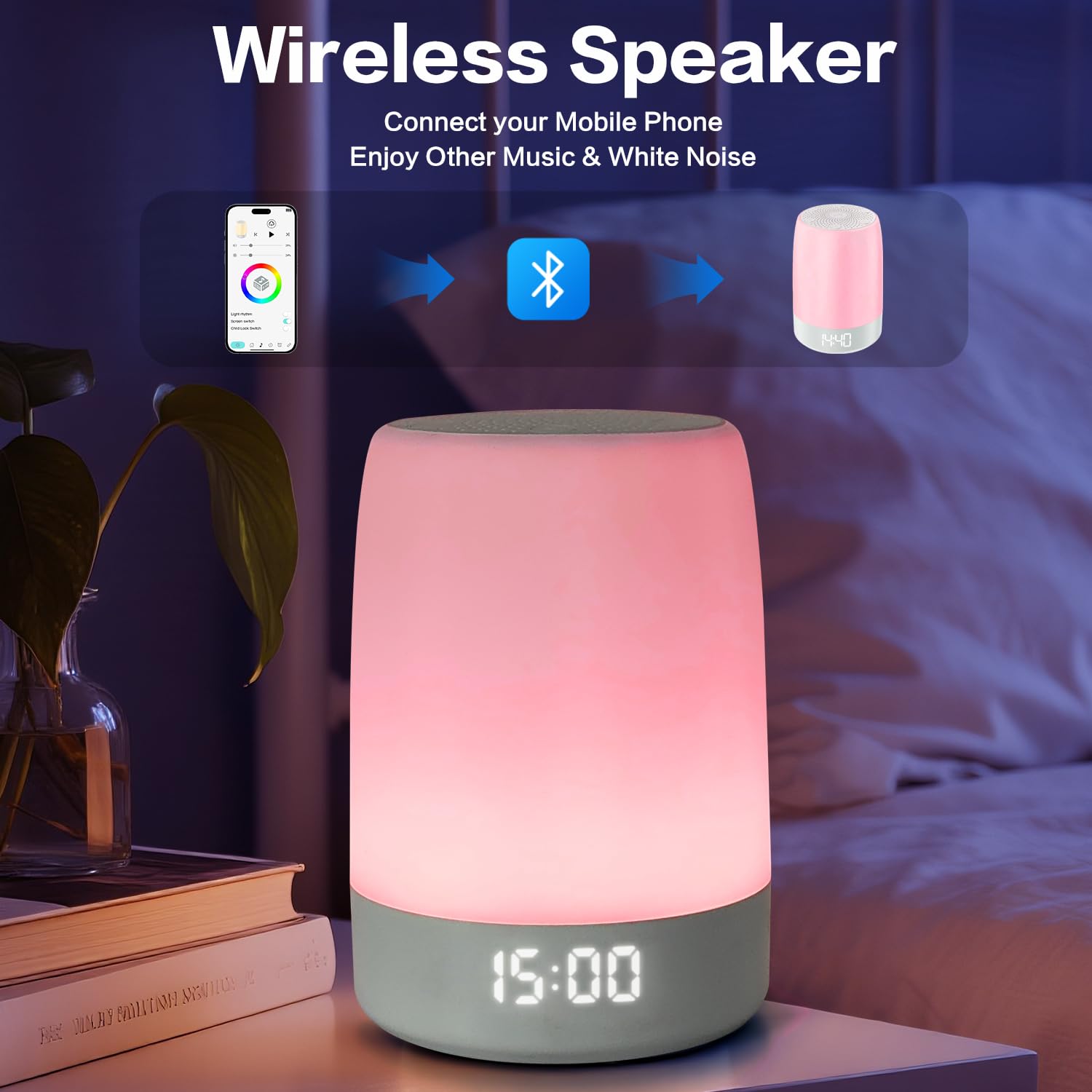PLJVOYK Kids night light creates a soothing bedtime ambiance.